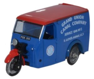 Oxford Diecast 76TV008 Tricycle Van - Grand Union Canal Company  - 1:76 Scale