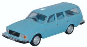 Oxford Diecast 76VE003 Volvo 245 Estate - Light Blue  - 1:76 Scale