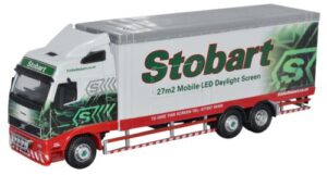 Oxford Diecast 76VOL01LED Volvo FH12 - Eddie Stobart LED Teletubby  - 1:76 Scale
