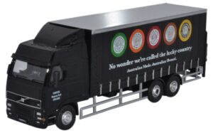 Oxford Diecast 76VOL03CL Volvo FH3 6 Wheel Curtainside Coopers  - 1:76 Scale
