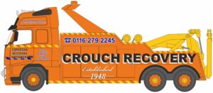 Oxford Diecast 76VOL09REC Volvo Boniface Recovery Truck Crouch Recovery - 1:76 Scale