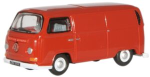Oxford Diecast 76VW005 VW T2 Van - Senegal Red  - 1:76 Scale