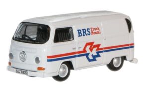 Oxford Diecast 76VW018 VW T2 Van - BRS Rental  - 1:76 Scale