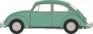 Oxford Diecast 76VWB003 VW Beetle - Turquoise  - 1:76 Scale