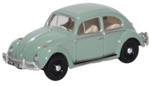 Oxford Diecast 76VWB010 VW Beetle Pastel Blue  - 1:76 Scale