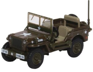 Oxford Diecast 76WMB003 Willys MB US Army  - 1:76 Scale