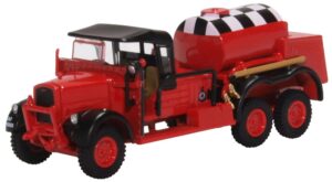 Oxford Diecast 76WOT002 Ford WOT1 Crash Tender RAF Catterick (Red)  - 1:76 Scale