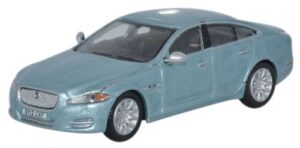 Oxford Diecast 76XJ002 Jaguar XJ - Crystal Blue  - 1:76 Scale