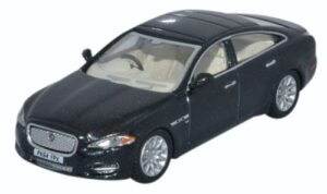 Oxford Diecast 76XJ005 Jaguar XJ - Ultimate Black  - 1:76 Scale