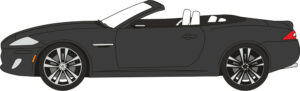 Oxford Diecast 76XK005 Jaguar XK Stratus Grey  - 1:76 Scale