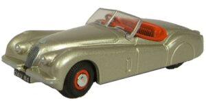 Oxford Diecast 76XK120001 Jaguar XK120 - Bronze  - 1:76 Scale
