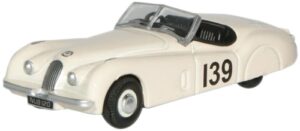 Oxford Diecast 76XK120004 Jaguar XK120 - Ian Appleyard  - 1:76 Scale