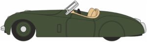 Oxford Diecast 76XK120006 Jaguar XK120 British Racing Green  - 1:76 Scale