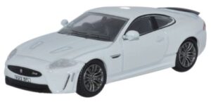 Oxford Diecast 76XKR003 Jaguar XKR-S 2 Dr Coupe - Polaris White  - 1:76 Scale