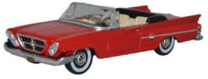 Oxford Diecast 87CC61001 Chrysler 300 Convertible 1961 (Open) Mardi  - 1:87 Scale