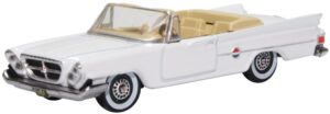 Oxford Diecast 87CC61003 Chrysler 300 Convertible 1961 Open Top Ala  - 1:87 Scale