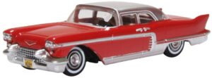 Oxford Diecast 87CE57002 Cadillac Eldorado Brougham 1957 Dakota Red  - 1:87 Scale