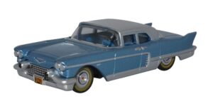 Oxford Diecast 87CE57003 Copenhagen Blue Cadillac Eldorado Hard Top 1957 - 1:87 Scale