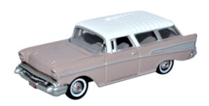Oxford Diecast 87CN57001 Chevrolet Nomad 1957 Dusk Pearl/Imperial I  - 1:87 Scale