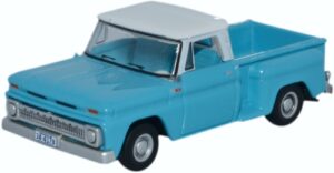 Oxford Diecast 87CP65001 Chevrolet Stepside Pick Up 1965 Light Blue  - 1:87 Scale