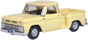 Oxford Diecast 87CP65007 Chevrolet Stepside Pick Up 1965 Yellow  - 1:87 Scale