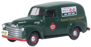 Oxford Diecast 87CV50005 Chevrolet Panel Van REA 1950  - 1:87 Scale