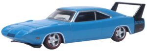 Oxford Diecast 87DD69004 Dodge Charger Daytona 1969 Bright Blue  - 1:87 Scale