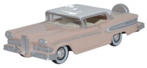 Oxford Diecast 87ED58003 Edsel Citation 1958 - Chalk Pink/Frost Whi  - 1:87 Scale