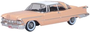 Oxford Diecast 87IC59001 Imperial Crown 2 Door Hardtop 1959 Persian Pink - 1:87 Scale