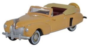 Oxford Diecast 87LC41004 Lincoln Continental 1941 - Rockingham Tan  - 1:87 Scale