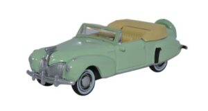 Oxford Diecast 87LC41005 Lincoln Continental 1941 - Paradise Green  - 1:87 Scale