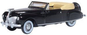 Oxford Diecast 87LC41006 Lincoln Continental 1941 Black and Tan  - 1:87 Scale