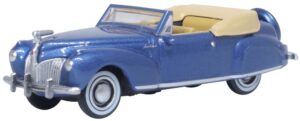 Oxford Diecast 87LC41007 Lincoln Continental 1941 Darian Blue/Tan  - 1:87 Scale