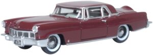 Oxford Diecast 87LC56005 Continental MkII Dark Red 1956  - 1:87 Scale