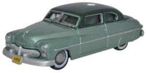Oxford Diecast 87ME49001 Mercury 1949 Adelia - Green & Mogul Green  - 1:87 Scale