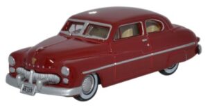 Oxford Diecast 87ME49003 Mercury 1949 - Pirate Red  - 1:87 Scale