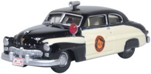 Oxford Diecast 87ME49010 Mercury Monarch 1949 Florida Highway Patrol - 1:87 Scale