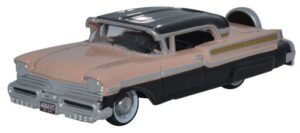 Oxford Diecast 87MT57001 Mercury Turnpike 1957 Black/Peach  - 1:87 Scale