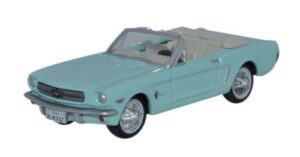 Oxford Diecast 87MU65002 Ford Mustang Conv 1956 - Tropical Turquois  - 1:87 Scale