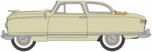 Oxford Diecast 87NR50002 Nash Rambler Custom Landau Convertible Open Champagne Ivory 1950 - 1:87 Scale