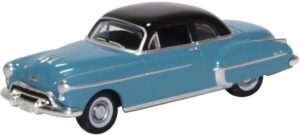 Oxford Diecast 87OR50002 Oldsmobile Rocket 88 Coupe 1950 Crest Blue  - 1:87 Scale