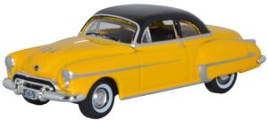 Oxford Diecast 87OR50003 Oldsmobile Rocket 88 Coupe 1950 Yellow/Bla  - 1:87 Scale