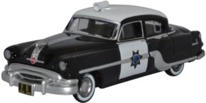 Oxford Diecast 87PC54003 Pontiac Chieftain 4 Door 1954 California Highway Patrol - 1:87 Scale