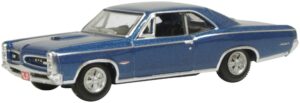 Oxford Diecast 87PG66001 Pontiac GTO 1966 Fontaine Blue  - 1:87 Scale