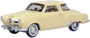 Oxford Diecast 87SC50001 Studebaker Champion Starlight Coupe Coupe Tulip Cream 1950 - 1:87 Scale