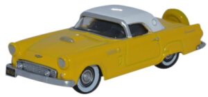Oxford Diecast 87TH56005 Ford Thunderbird 1956 - Goldenglow Yellow  - 1:87 Scale
