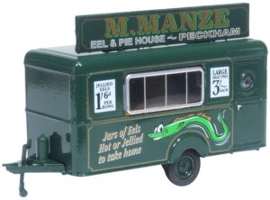 Oxford Diecast 87TR018 Mobile Trailer M Manze Jellied Eel  - 1:87 Scale