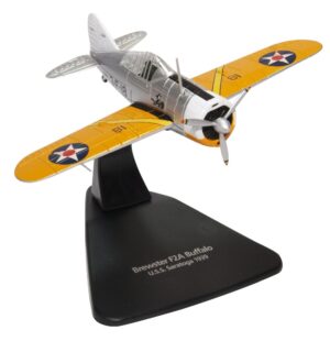 Oxford Diecast AC082 Brewster Buffalo USS Saratoga 1939  - 1:72 Scale