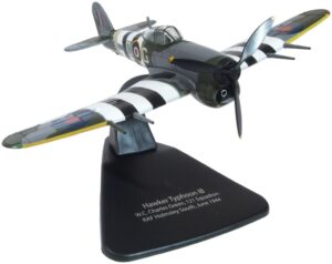 Oxford Diecast AC100 Hawker Typhoon Mk1 121 Sqn RAF Holmsley South 1944 - 1:72 Scale