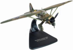 Oxford Diecast AC101 Westland Lysander RAF R9125 225 Squadron  - 1:72 Scale